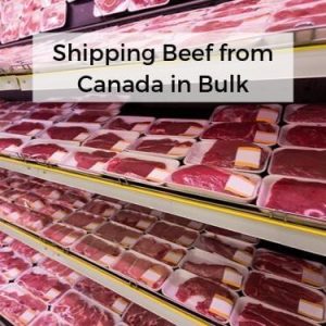 Shipping Beef from Canada in Bulk